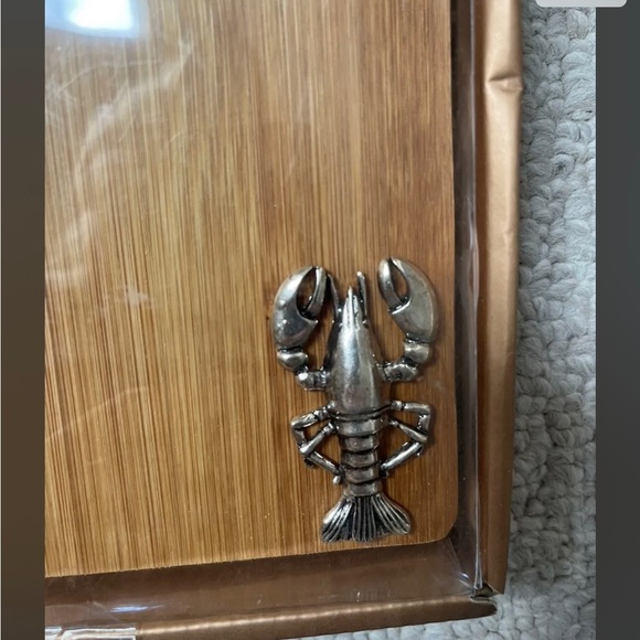 Anthropologie Dining Debi Lilly Beach Cheese Board Charcuterie Spreader Lobster Coastal